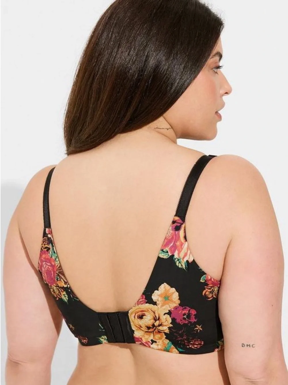 Torrid 360° Back Smoothing Wire-Free Lightly Lined Floral Bra 40DDD